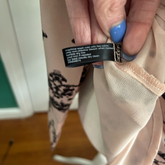 The Limited Pink/Black Blouse XSmall - Picture 7 of 9